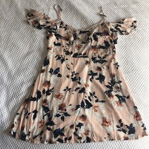 Floral off the shoulder dress